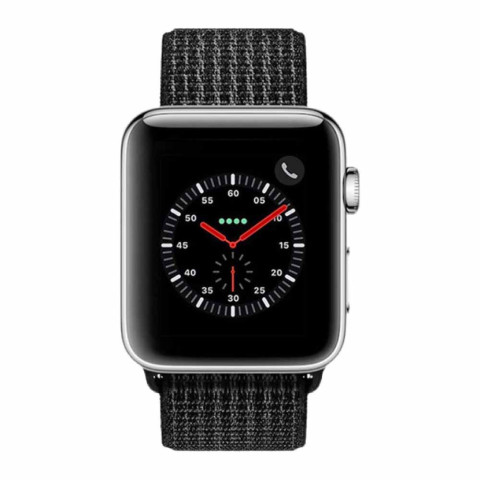 Ремешок Nylon loop для Apple Watch 38/40/41mm Reflector black